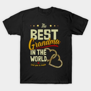 The Best Grandma in the World T-Shirt